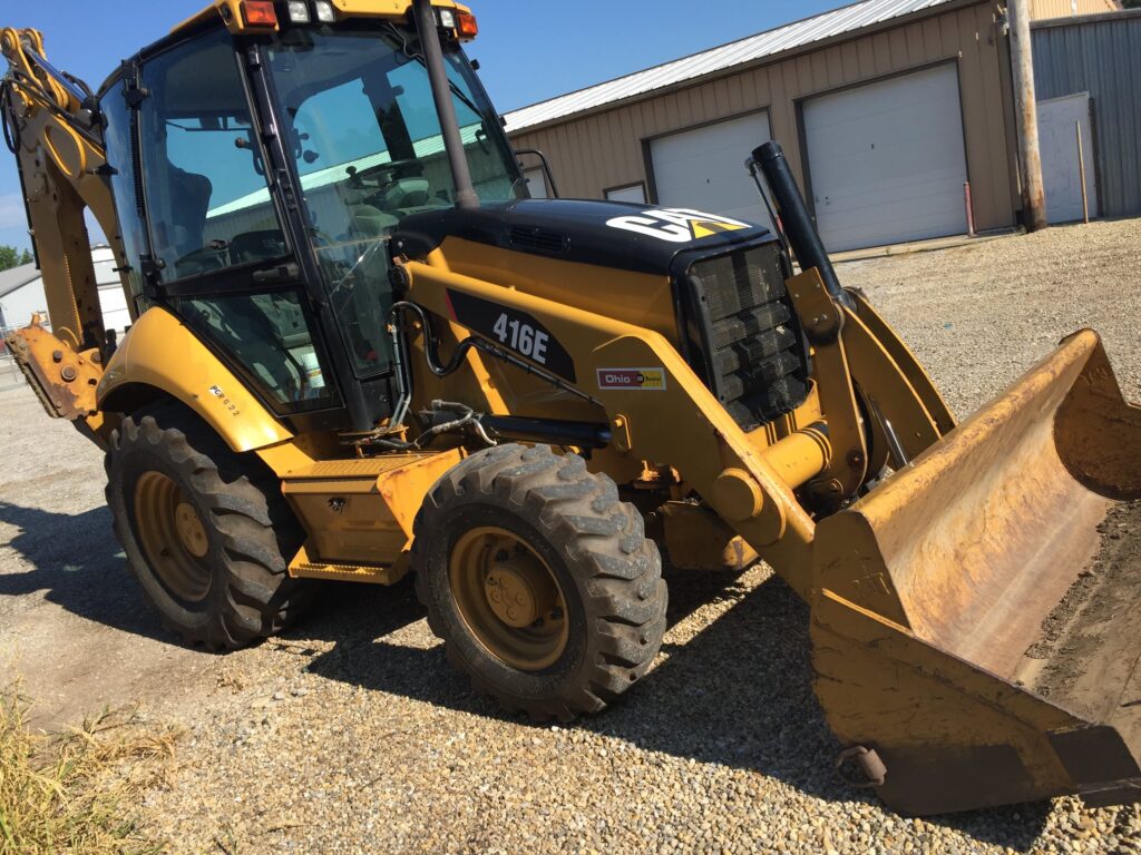 Caterpiller 416e backhoe